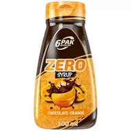 Produkty specjalne dla sportowców - 6PAK NUTRITION Sauce ZERO (Sos bez tłuszczu i cukrów) 500ml Czekoladowo-Pomarańczowy - miniaturka - grafika 1