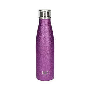 Built butelka termiczna 500ml srebrny brokat Built - Butelki termiczne - miniaturka - grafika 1