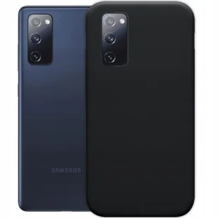 Etui Do Samsung Galaxy S20 Fe / 5G Gumowe Obudowa Czarne Matowe Silikon - Etui i futerały do telefonów - miniaturka - grafika 1