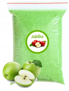Cukier Do Waty Cukrowej Jabłko 1kg Zielony Jabłkowy Kolorowy Suchy - Cukier i słodziki - miniaturka - grafika 1
