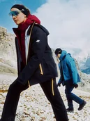 Odzież trekkingowa damska - 4F Spodnie trekkingowe damskie - czarne L - miniaturka - grafika 1