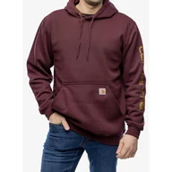 Bluzy męskie - Bluza z kapturem męska Carhartt Sleeve Logo Hooded Sweatshirt - miniaturka - grafika 1