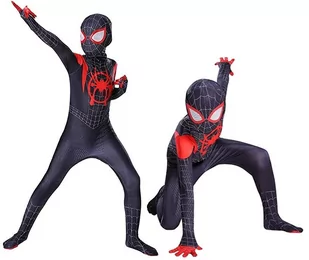 Hopki, Strój Spiderman Miles Morales 110/116 - Stroje karnawałowe - miniaturka - grafika 1