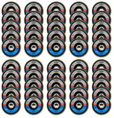 Tarcze do pił - 100Szt Tarcza Ściernica Lamelkowa Listkowa 125 P60 - miniaturka - grafika 1