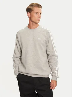 adidas Bluza adicolor Classics 3-Stripes IM4514 Szary Regular Fit - Bluzy męskie - miniaturka - grafika 1