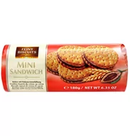 Inne słodycze - Feiny Biscuits Mini Markizy z Czekoladowym Nadzieniem 180 g - miniaturka - grafika 1