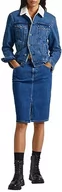Spódnice - Pepe Jeans Spódnica damska Nikita, Niebieski (denim-hs5), XS - miniaturka - grafika 1
