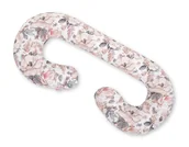 Poduszki do karmienia - Poduszka Ciążowa Typu C Poduszka Dla Kobiet W Ciąży I Do Karmienia- Róże Sepia - miniaturka - grafika 1