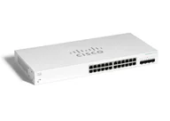 Switche - Cisco CBS220-24T-4X-EU-RF łącza sieciowe Zarządzany L2 Gigabit Ethernet (10/100/1000) Biały CBS220-24T-4X-EU-RF - miniaturka - grafika 1