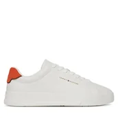 Sneakersy męskie - Sneakersy Tommy Hilfiger FM0FM05367 Biały - miniaturka - grafika 1