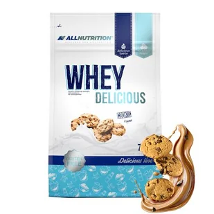 Allnutrition Odżywka białkowa WHEY DELICIOUS 700 g COOKIES 5902837721811 - Odżywki białkowe - miniaturka - grafika 1