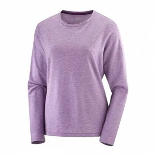 Koszulka Salomon Essential Tencel LS W Crown Jewel - Koszulki sportowe damskie - miniaturka - grafika 1