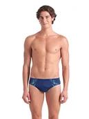 Kąpielówki męskie - Arena Kąpielówki w kolorze granatowo-turkusowym - miniaturka - grafika 1