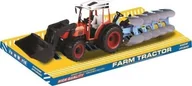 Samochody i pojazdy dla dzieci - Traktor z pługiem i łyżką - miniaturka - grafika 1