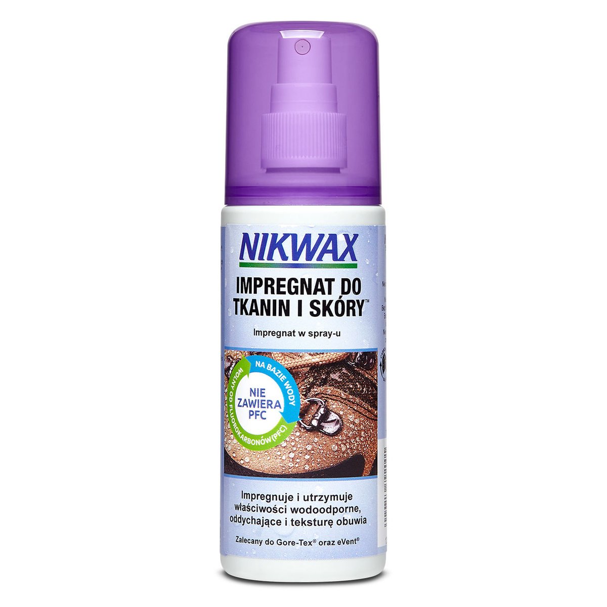 Impregnat Do Obuwia Do Tkanin I Skóry Nikwax Spray Ochrona Przed Wodą 125Ml