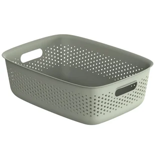 Pojemnik Openstore 10 l 39 x 13 x 29 cm zielony Spaceo - Pudła i pojemniki do przechowywania - miniaturka - grafika 1