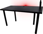 Biurka gamingowe - Biurko Daming Model 3 Czarne 160 cmx80 cm Podświetlane 16 kolorów - miniaturka - grafika 1