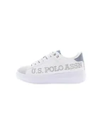 Trampki damskie - U.S. Polo Assn. Sneakersy w kolorze białym - miniaturka - grafika 1