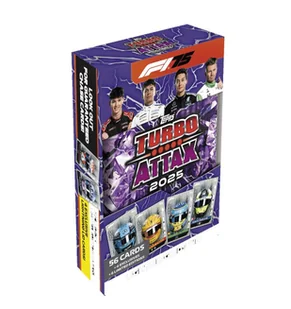 F1 Turbo Attax TCG Topps Mega Puszka z Kartami - Czasopisma - miniaturka - grafika 1