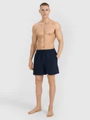 Kąpielówki męskie - 4F Spodenki plażowe męskie - granatowe L - miniaturka - grafika 1