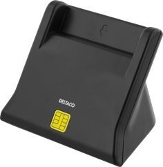 Czytnik Deltaco Czytnik czarny USB UCR-156