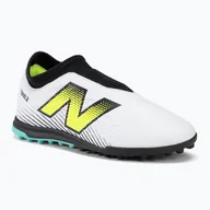 Piłka nożna - Buty piłkarskie dziecięce New Balance Tekela Magique V4+ TF white WYSYŁKA W 24H 30 DNI NA ZWROT - miniaturka - grafika 1