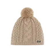 Czapki damskie - Damska czapka zimowa z pomponem Eisbar Afra Pompon MU sandstone - ONE SIZE - miniaturka - grafika 1