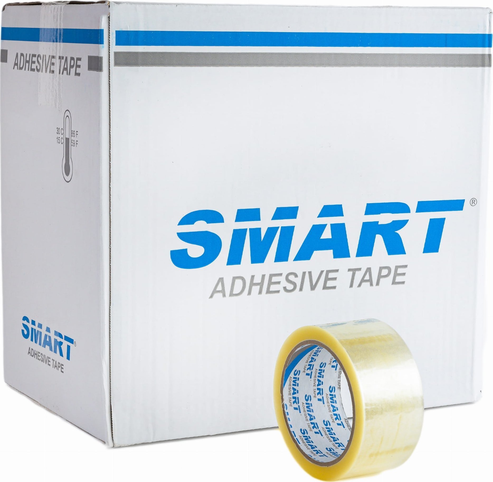 Smart Taśma Pakowa SMART Transparent Kauczuk Syntetyczny Hot Melt 48/60y - 36 szt.