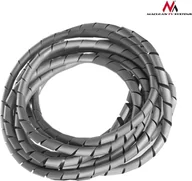 Maskownice do kabli - Maclean MCTV-684S 48455 Osłona maskująca na kable (5*6mm) 3m srebna spirala CEN-48455 - miniaturka - grafika 1