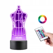 Lampy pozostałe - Lampka na Biurko Statuetka Zawód Projektant Mody - miniaturka - grafika 1