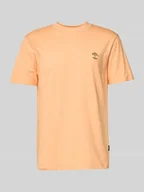Koszulki męskie - T-shirt z prążkowanym, okrągłym dekoltem model ‘JENS’ - miniaturka - grafika 1