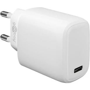 Ładowarka sieciowa USB-C PD 18W 2A Goobay BIAŁA - Ładowarki do telefonów - miniaturka - grafika 3