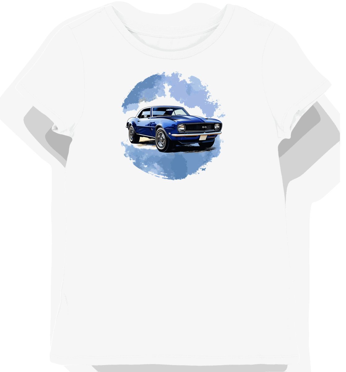 Koszulka damska biała z motywem klasycznego Camaro XS