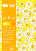 Scrapbooking - . Blok DECO żółty - happy color A5, 20ark, 170g, 5 kolorów - miniaturka - grafika 1