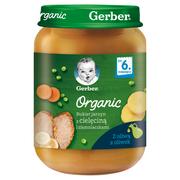 Dania dla dzieci - Gerber NESTLE POLSKA S.A. Nestlé Organic bukiet jarzyn z cielęciną i ziemniaczkami po 6 miesiącu 190 g 3750961 - miniaturka - grafika 1