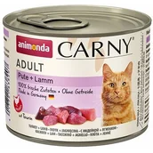 Mokra karma dla kotów - Animonda Carny Carny Adult 6 x 200 g Indyk z jagnięciną - miniaturka - grafika 1