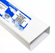 Akcesoria do wentylacji i klimatyzacji - Vents Group Kanał wentylacyjny płaski 110x54 biały WP010 /1m/ WP010 - miniaturka - grafika 1