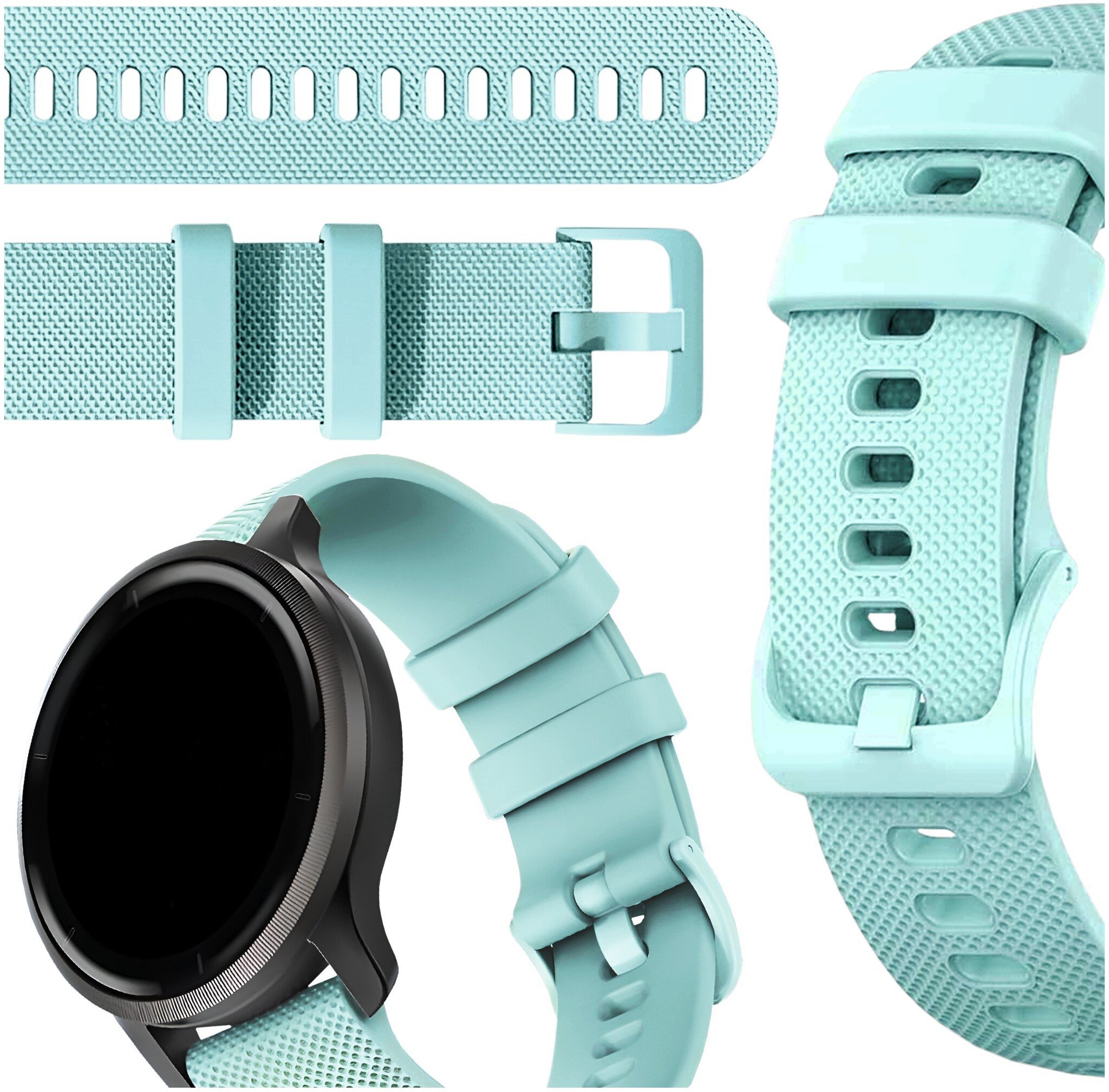 ChronSmarta Pasek ChronSmarta do smartwatch'a Huawei Watch GT 2 3 4 5 46mm pro 48mm gt2 gt4 gt5 sport Miętowy