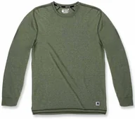 Koszulki męskie - Carhartt Koszulka Carhartt LWD LongSleeve CHIVE HEATHER - miniaturka - grafika 1