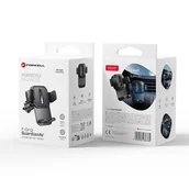 Pozostałe akcesoria do telefonów - FORCELL F-Grip GuardianAV uchwyt samochodowy do kratki wlotu czarny - miniaturka - grafika 1