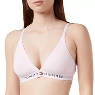 Biustonosze - Tommy Hilfiger Biustonosze trójkątne jasnoróżowe, Jasnoróżowy, 3XL duże rozmiary wysoki - miniaturka - grafika 1