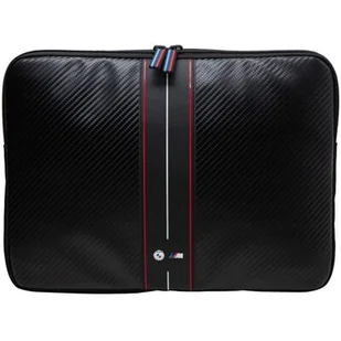 Etui na laptopa BMW Carbon Red Stripes 16 cali Czarny - Torby na laptopy - miniaturka - grafika 1