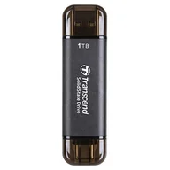 Dyski SSD - Dysk SSD Transcend ESD310C 1TB USB Type-A/USB Type-C 3D NAND (TS1TESD310C) Zewnętrzny - miniaturka - grafika 1
