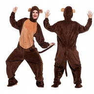 Stroje karnawałowe - Strój Małpy Unisex Przebranie Dla Każdego Karnawał Halloween M - miniaturka - grafika 1