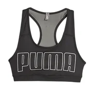 Bielizna sportowa damska - Stanik fitness PUMA Mid Impact 4Keeps Graphic PM - miniaturka - grafika 1