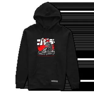 Czarna bluza z kapturem Nissan BABY GTR R34 -L - Odzież do sportów motorowych - miniaturka - grafika 1