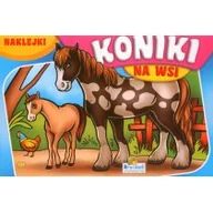 Kolorowanki, wyklejanki - Malowanka Koniki na Wsi 777 - miniaturka - grafika 1