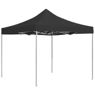 Pawilony ogrodowe - vidaXL Profesjonalny namiot imprezowy, aluminium, 2x2 m, antracytowy - miniaturka - grafika 1