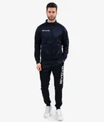 Piłka nożna - GIVOVA komplet dresowy spodnie + buza TUTA CUBA granatowy - miniaturka - grafika 1