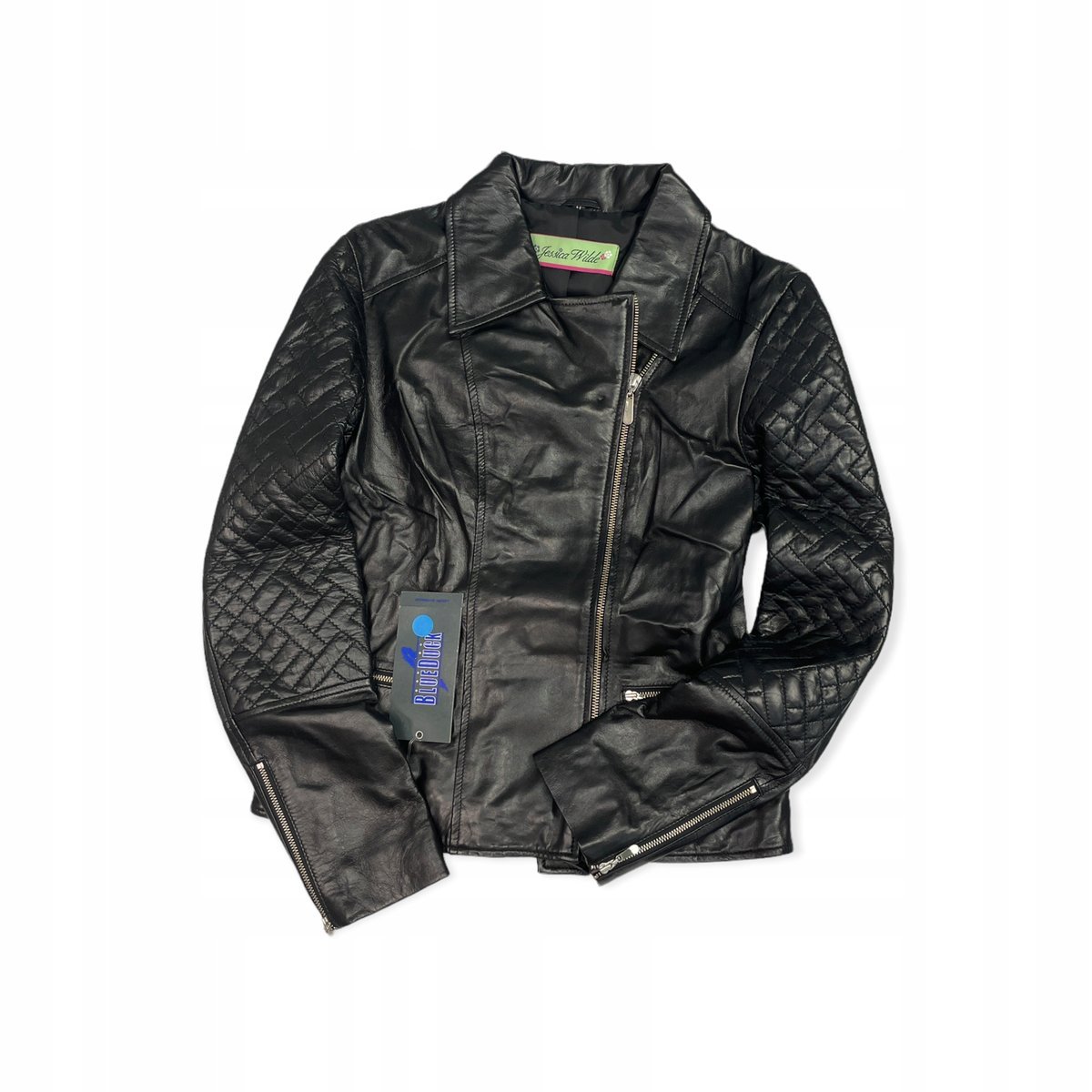 Skórzana czarna kurtka damska JESSICA WILDE BLUE